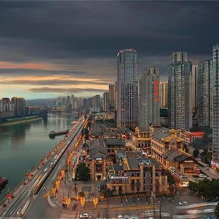 Boutique Of Meditation With Cuisine & Night View, Exit 2 Liujiatai Station Line 9 Chongqing Exteriör bild