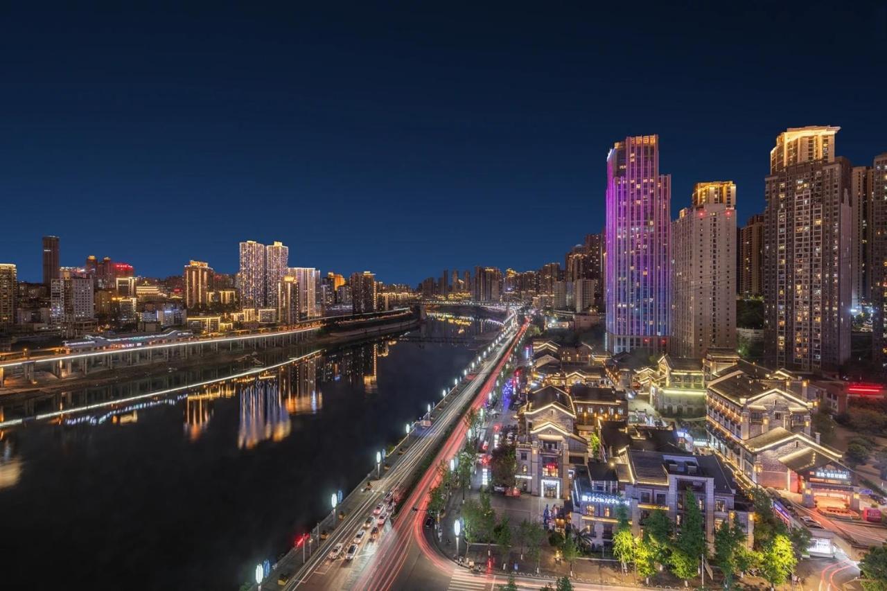 Boutique Of Meditation With Cuisine & Night View, Exit 2 Liujiatai Station Line 9 Chongqing Exteriör bild