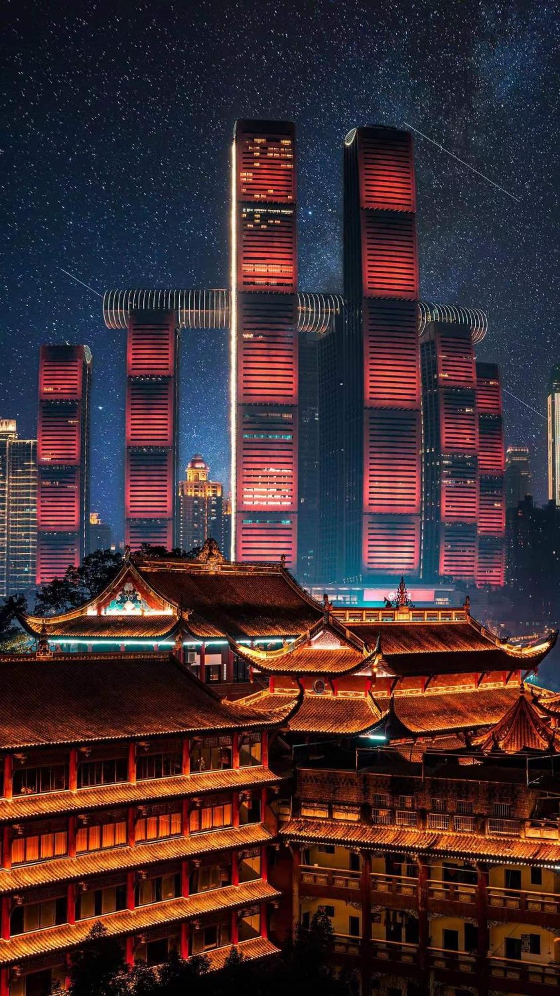 Boutique Of Meditation With Cuisine & Night View, Exit 2 Liujiatai Station Line 9 Chongqing Exteriör bild