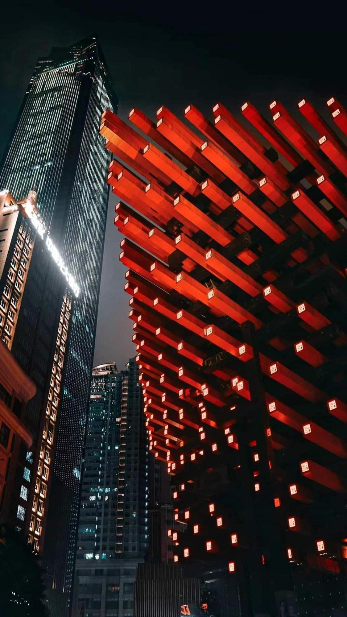 Boutique Of Meditation With Cuisine & Night View, Exit 2 Liujiatai Station Line 9 Chongqing Exteriör bild