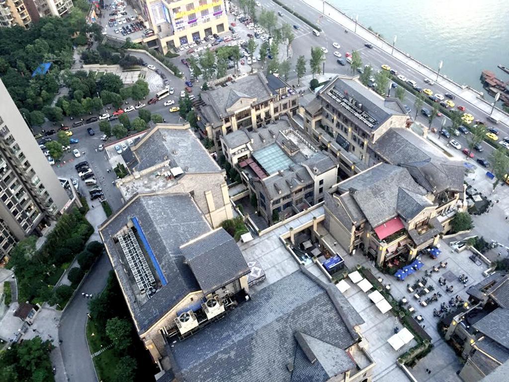 Boutique Of Meditation With Cuisine & Night View, Exit 2 Liujiatai Station Line 9 Chongqing Exteriör bild