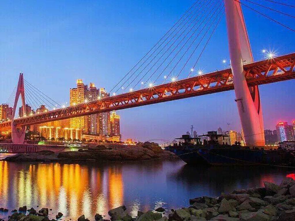 Boutique Of Meditation With Cuisine & Night View, Exit 2 Liujiatai Station Line 9 Chongqing Exteriör bild