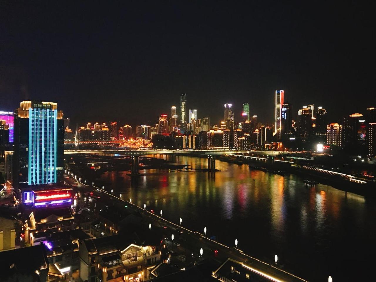 Boutique Of Meditation With Cuisine & Night View, Exit 2 Liujiatai Station Line 9 Chongqing Exteriör bild
